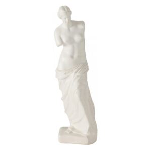 Obiect decorativ Lorenza, alb, 12 x 41 x 12 cm