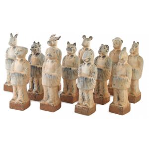 Set 12 decoratiuni din ceramica Animal Pols Potten