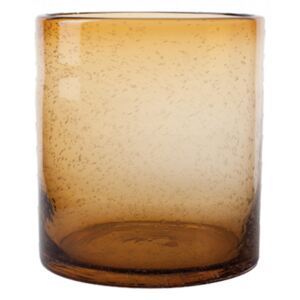 Suport lumanare maro chihlimbar din sticla 15 cm Statham LifeStyle Home Collection
