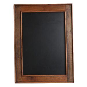 Tabla de scris neagra/maro din lemn reciclat 60x80 cm Vinili Raw Materials