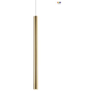Lustra LED aurie din metal si plastic acrilic Organic Gold Pendant Maxlight