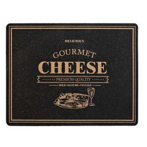Cheese Suport farfurie, Pluta, Negru