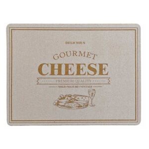 Cheese Suport farfurie, Lemn, Bej