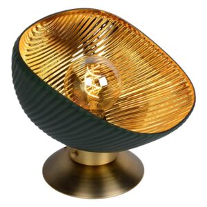 Lampă de masă EXTRAVAGANZA GOBLETT 1xE27/40W/230V verde/bronz Lucide 03526/01/33