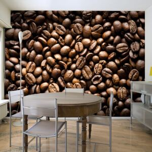 Fototapet Bimago - Roasted coffee beans + Adeziv gratuit 350x270 cm
