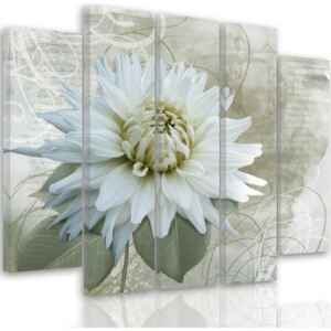 CARO Tablou pe pânză - White Flower 100x70 cm