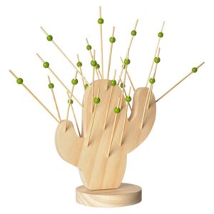 Suport din bambus cu bețișoare Le Studio Cactus Cocktail Picks