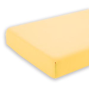 Cearceaf galben cu elastic pentru saltea 70 x 140 cm