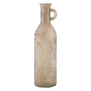 Vază din sticlă reciclată Mauro Ferretti Roma, ⌀ 13 cm, bej