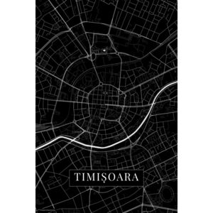Harta Timisoara black