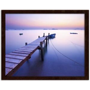 CARO Imagine în cadru - Sunrise Along The Coast 40x30 cm Maro