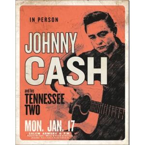 Johnny Cash & His Tennessee Two Placă metalică, (32 x 41 cm)