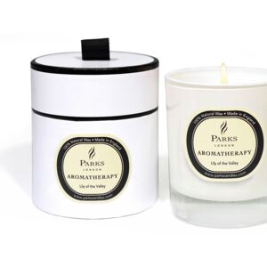 Lumânare parfumată Parks Candles London Aromatherapy, aromă de crin, durată ardere 45 ore