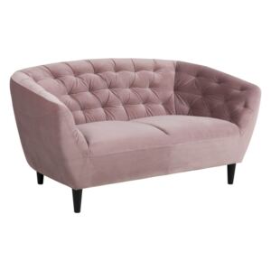 Canapea cu 2 locuri Actona Ria, roz