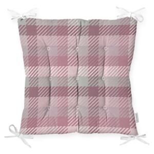 Pernă pentru scaun Minimalist Cushion Covers Flannel Pink, 40 x 40 cm