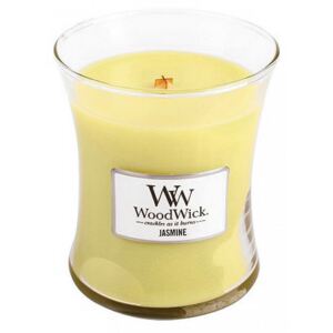 Lumânare parfumată WoodWick, aromă de iasomie, 60 ore