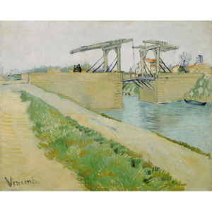 The Langlois Bridge, March 1888 Reproducere, Vincent van Gogh