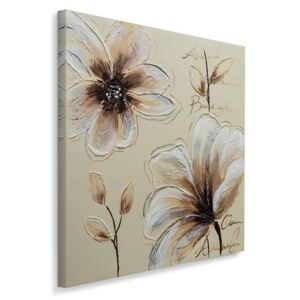 CARO Tablou pe pânză - Flowers 6 20x20 cm