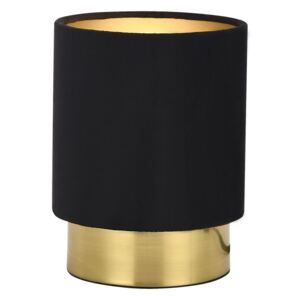[lux.pro]® Lampa de masa Welsum, 20 cm, 1 x E14, max. 40W, metal/textil, negru