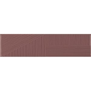 Faianta Decorline Stripebrick Mauve 7.3x30 cm