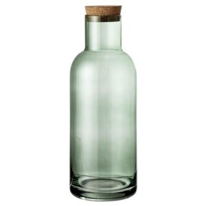 Sticlă cu dop din plută Bloomingville, verde