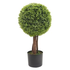 Planta artificiala buxus cu tulpina naturala 60cm