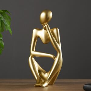 Statueta ganditor Auriu B