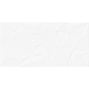 Faianta Exotica Star alb, finisaj lucios, dreptunghiulara, 30 x 60 cm