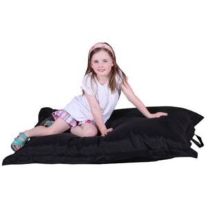 Fotoliu tip perna negru, 120x90cm, Kids Pillow
