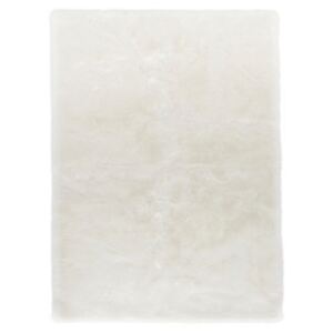 Covor din blană artificială Mint Rugs Soft, 170 x 120 cm, alb
