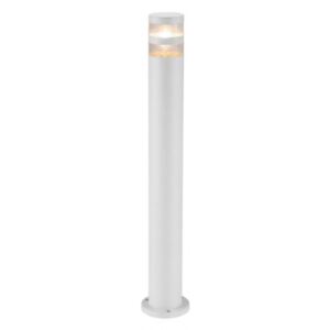 Lampadar Birk sticla acrilica / aluminiu - 1-bec - alb
