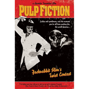 Poster Pulp Fiction - Twist Contest, (61 x 91.5 cm)