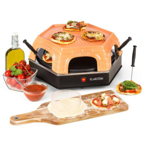 Klarstein Capricciosa, cuptor pentru pizza, 1500 W, capac din teracotă, funcția de menținere a căldurii