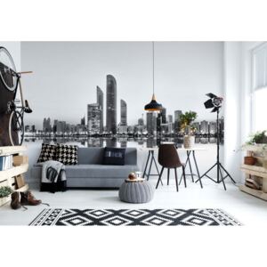 Fototapet - Abu Dhabi Urban Reflection Vliesová tapeta - 254x184 cm
