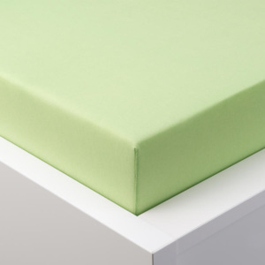 Cearşaf elastic jersey GRAND măr verde pat simplu