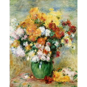 Bouquet of Chrysanthemums, c.1884 Reproducere, Pierre Auguste Renoir