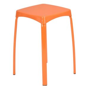 Set de 6 scaune Edmondson, portocalii, 45,5 x 32 x 32 cm