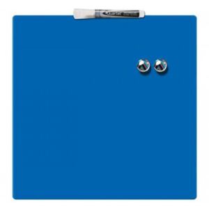 REXEL Tablă de mesaje, magnetică, inscriptibilă, albastră, 36x36 cm, REXEL