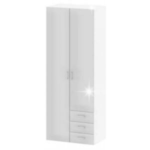 Gwen K200,4_77,6 Garderoba #white gloss