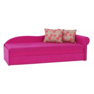 Aga K75_197 canapea dreapta extensibilă cu depozitare #pink