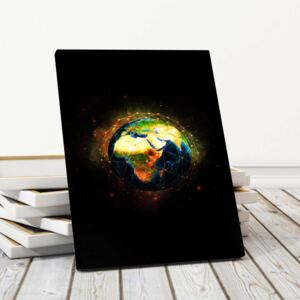 Tablou Canvas - World 30x50cm (80,00 Lei)