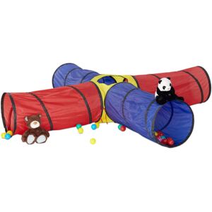 Tunel de joaca pentru copii XXL, Multicolor