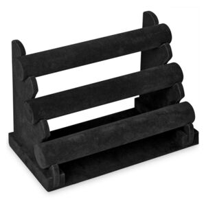 Suport pentru bijuterii/ceasuri/bratari, Negru