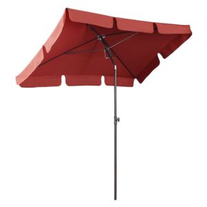 Umbrela soare patrata, UV50+, Rosu, 200 125 cm