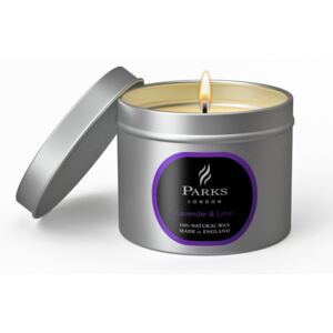 Lumânare parfumată Parks Candles London Lavender, aromă de lavandă și lămâie verde, durată ardere 25 de ore