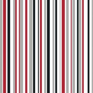 Arthouse Tapet - Super Stripe Super Stripe Black/Red