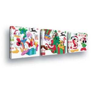 Tablou - Christmas Disney Disney Mickey Mouse Trio 3 x 25x25 cm
