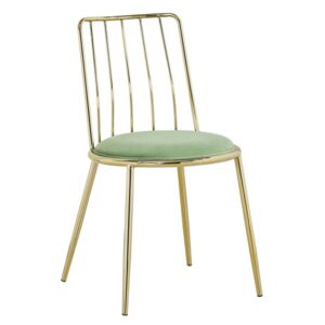 Set 2 scaune GLAM LODOVIC GREEN (cm) 45X50X80