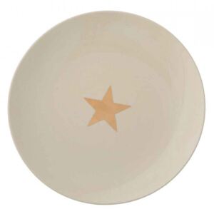 Farfurie alba din ceramica 25 cm Star Bloomingville