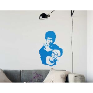 Bruce Lee - autocolant de perete Ice blue 45 x 70 cm